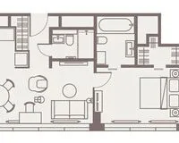 Апартаменты 1 спальня Апартаменты Апартаменты Intermark Residence Москва