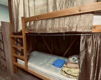 Кровать в общем 2-местном номере Хостел Hostel Olimp Пермь новый объект