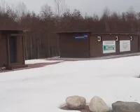 Кровать в общем 2-местном номере Отель Рубеж село Ошта новый объект без отзывов