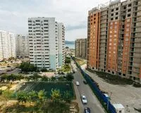 Двухместный номер с 1 кроватью и балконом Апартаменты Апартаменты Стильная квартира рядом с пляжем Новороссийск без звезд новый объект 5% скидка по промокоду!