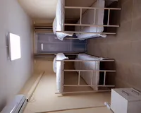 Кровать в общем 4-местном номере Хостел Хостел Уют на Варшавке Москва метро Верхние Котлы