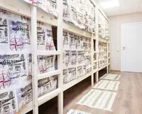 Кровать в общем 8-местном номере для мужчин Хостел Хостел 9вять Домодедово Домодедово без звезд