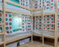 Кровать в общем 8-местном номере для женщин Хостел Хостел Химки Химки без звезд