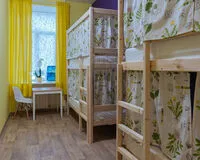 Кровать в общем 4-местном номере Хостел Хостел Химки Химки без звезд