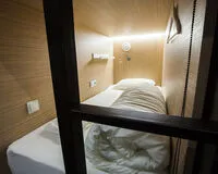 Одноместная капсула общая Хостел Хостел Buran Capsule Hotel Москва 837 м от метро Чкаловская