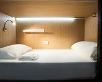 Одноместная капсула общая Хостел Хостел Buran Capsule Hotel Москва 837 м от метро Чкаловская