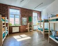 Кровать в общем 6-местном номере для мужчин Хостел Хостел Whisper Hostel Санкт-Петербург метро Чернышевская