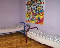 Кровать в общем 3-местном номере для женщин Хостел Хостел Hostelcity812 Санкт-Петербург 100 м от метро Петроградская
