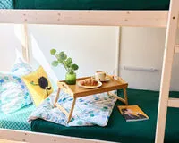 Кровать в общем 6-местном номере для женщин Хостел Хостел Garden 22/2 Санкт-Петербург 158 м от метро Маяковская