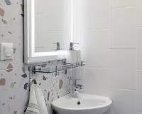 Двухместный номер с 1 кроватью и балконом Апартаменты Апартаменты две современных студии в центре Волгограда Волгоград