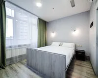 Двухместный номер с 1 кроватью и балконом Хостел Хостел Ostanovka Hostel Москва метро Ховрино