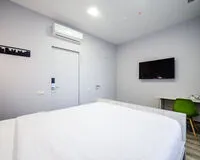 Двухместный номер с 1 кроватью и балконом Хостел Хостел Ostanovka Hostel Москва 1 звезда