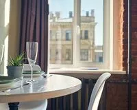 Двухуровневый четырехместный номер Апартаменты Апартаменты Greenfeel на Невском Санкт-Петербург Забронируй по своей цене!