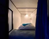Кровать в общем 6-местном номере для мужчин Хостел Капсульный хостел Норка Новосибирск без звезд