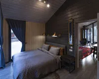 Дом/коттедж 2 спальни База отдыха База отдыха Berloga Country Resort деревня Красный Огорок 5% скидка по промокоду!