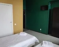 Двухместный номер с 2 кроватями, душем и туалетом Мини-отель Мини-отель Паруса на Спортивной Санкт-Петербург новый объект
