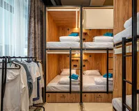 Кровать в общем 8-местном номере для женщин Хостел Хостел HiLoft Hostel Сочи без звезд