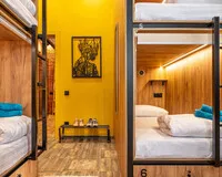 Кровать в общем 8-местном номере для женщин Хостел Хостел HiLoft Hostel Сочи рейтинг 5.0