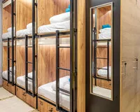 Кровать в общем 10-местном номере для женщин Хостел Хостел HiLoft Hostel Сочи без звезд