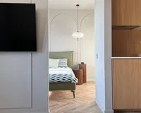 Двухместный номер с 1 кроватью «Люкс» Апартаменты Апартаменты Little Home Central Park Иркутск без звезд