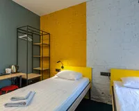Двухместный номер с 2 кроватями Мини-отель Мини-отель Axel Hostel Москва метро Чкаловская