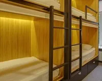 Кровать в общем 8-местном номере Мини-отель Мини-отель Axel Hostel Москва 1 звезда