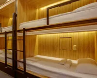 Кровать в общем 8-местном номере Мини-отель Мини-отель Axel Hostel Москва рейтинг 4.1