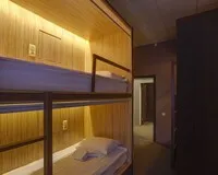 Кровать в общем 8-местном номере Мини-отель Мини-отель Axel Hostel Москва 743 м от метро Чкаловская