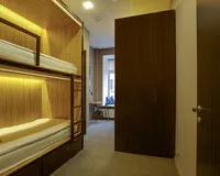 Кровать в общем 4-местном номере Мини-отель Мини-отель Axel Hostel Москва метро Чкаловская