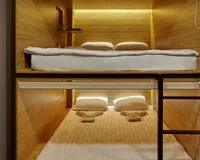 Кровать в общем 4-местном номере Мини-отель Мини-отель Axel Hostel Москва 1 звезда
