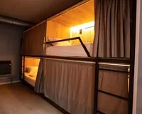 Кровать в общем 10-местном номере Хостел Хостел Linna hostel Выборг новый объект