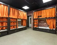 Кровать в общем 12-местном номере Хостел Хостел ЕвроХостел Тюмень Тюмень без звезд