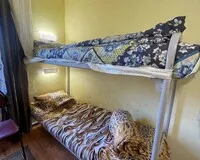 Кровать в общем 8-местном номере Гостевой дом Гостевой дом Щербинка Щербинка Забронируй по своей цене!