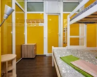Семейный номер 3-местный с общим душем и туалетом Хостел Хостел Orange Москва метро Красносельская