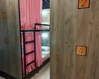 Кровать в общем 4-местном номере для женщин Хостел Хостел Cape Hostel Севастополь новый объект