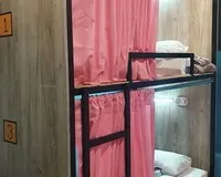 Кровать в общем 4-местном номере для женщин Хостел Хостел Cape Hostel Севастополь без звезд новый объект