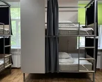 Кровать в общем 6-местном номере для мужчин Хостел Хостел Есенин Москва 108 м от метро Красносельская