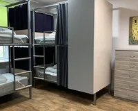 Кровать в общем 8-местном номере для мужчин Хостел Хостел Есенин Москва метро Красносельская