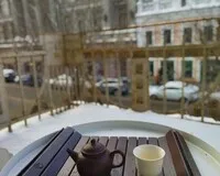 Двухместный номер с 1 кроватью, общим душем и туалетом Хостел Хостелы Рус Самара Самара 5% скидка по промокоду!