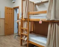Кровать в общем 10-местном номере для женщин Хостел Хостелы Рус Самара Самара без звезд
