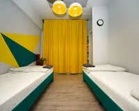 Двухместный номер с душем и туалетом Хостел Хостел Yum Yum Москва метро Красносельская