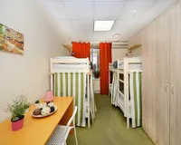 Кровать в общем 4-местном номере Хостел Хостел Yum Yum Москва рейтинг 2.5