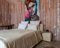 Дом/коттедж 1 спальня База отдыха База отдыха Berloga Country Resort деревня Красный Огорок без звезд без отзывов