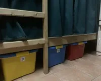 Кровать в общем 8-местном номере для мужчин Хостел Хостел Макс Москва новый объект
