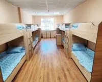 Кровать в общем 6-местном номере для мужчин Хостел Хостел Банан Москва без звезд