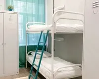 Кровать в общем 6-местном номере Хостел Хостел Polezhaev Hostel Санкт-Петербург 939 м от метро Площадь Александра Невского-1