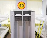 Кровать в общем 10-местном номере Хостел Хостел Polezhaev Hostel Санкт-Петербург метро Площадь Александра Невского-1