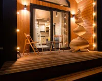 Четырехместный номер «Комфорт» Глэмпинг Глэмпинг Rich Life Village коттеджный посёлок Отрадное новый объект без отзывов