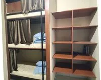 Кровать в общем 6-местном номере для женщин Хостел Хостел Магония Москва новый объект