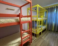 Кровать в общем 4-местном номере Хостел Хостел Феникс Санкт-Петербург новый объект